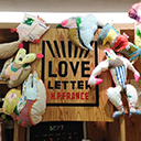 LOVE LETTER H.P.FRANCE shop display（2014.10）
