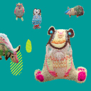 「ねこのあしあと」アートワーク